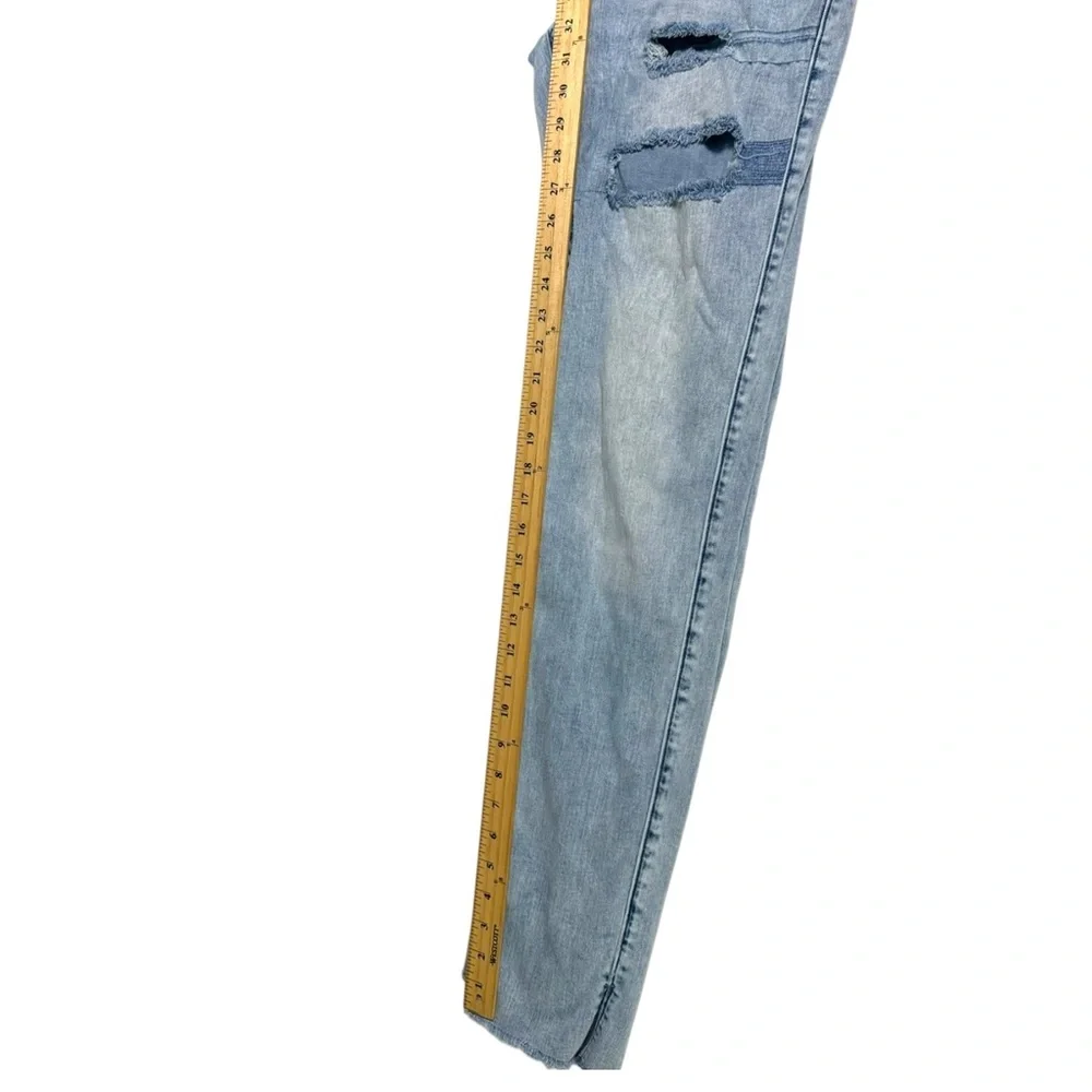 Hollister Light Blue Distressed Skinny Jeans - Picture 7 of 8